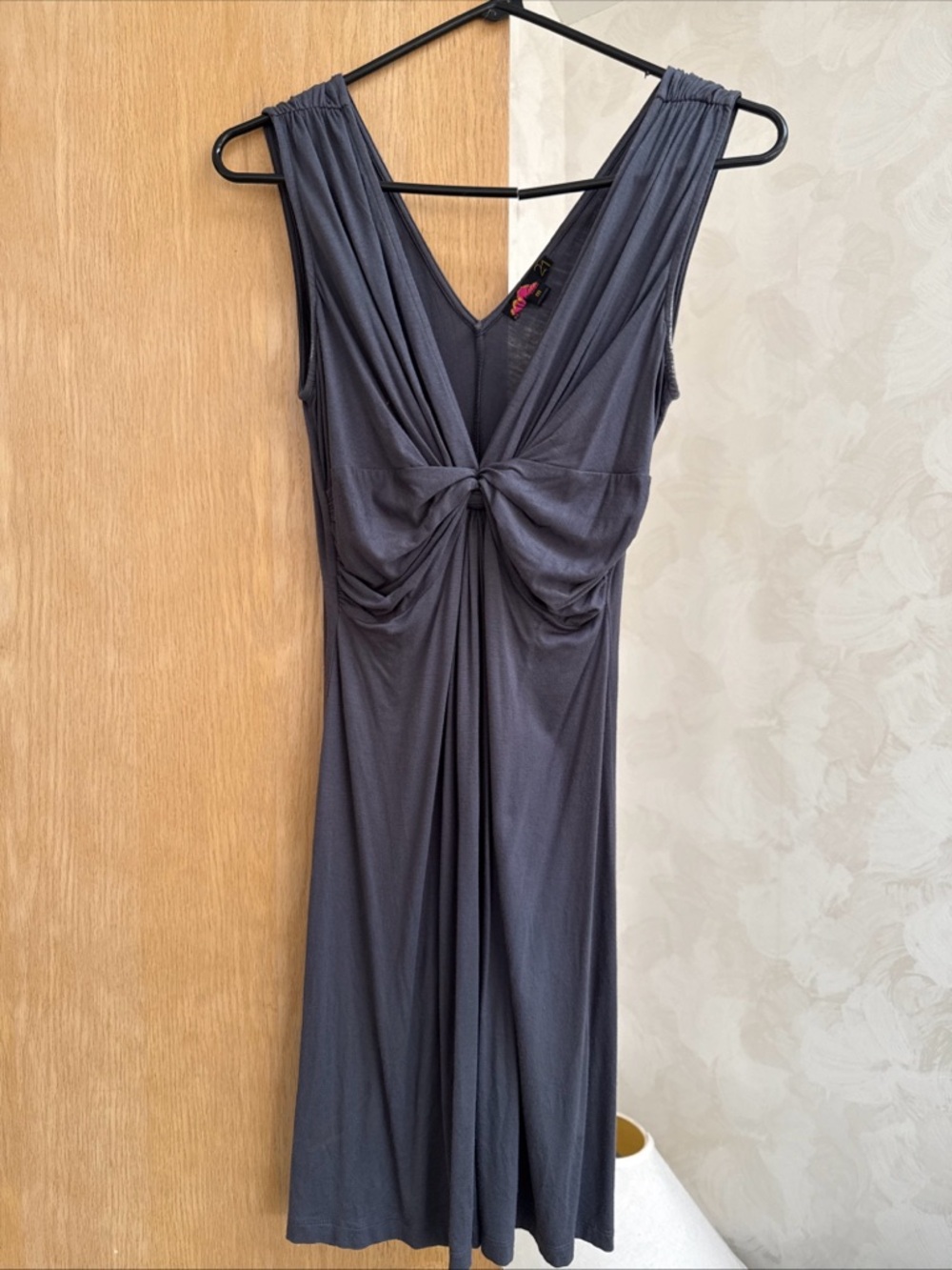 Forever 21 Charcoal Sleeveless Bodycon Dress Medium Stretch